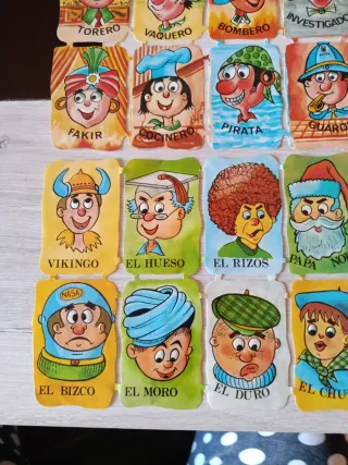 Laminas cromos troquelados varios personajes