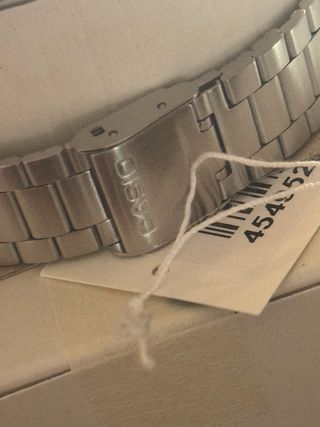 Orologio Casio A168WEM-1EF Argento Nero