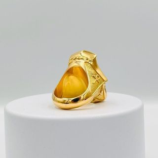 SELLO TUTANKAMON AZUL 18K