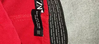 Pantalón Mujer Vestir Recto Rojo