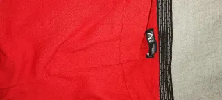 Pantalón Mujer Vestir Recto Rojo
