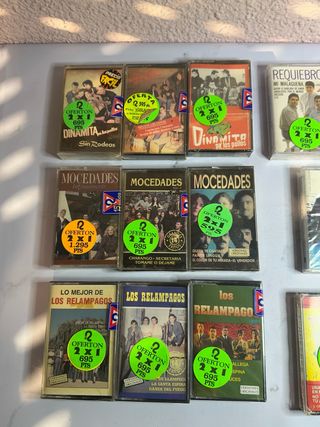 Lote Casetes Varios Artistas Sin Abrir