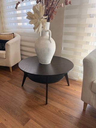 Mesa auxiliar redonda RECOGIDA EN BANYERES