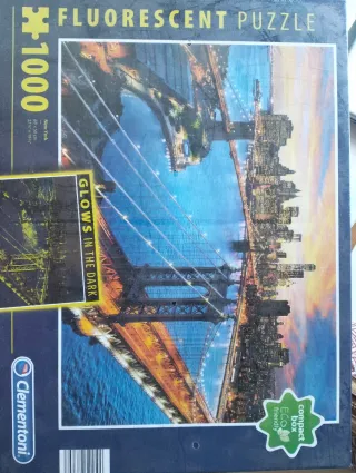 Puzzle Clementoni Fluorescente 1000 Piezas NY.