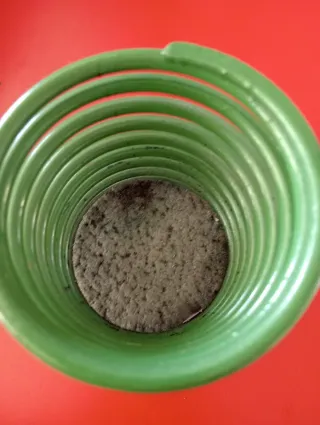 Portapenne a molla verde - Anni '70