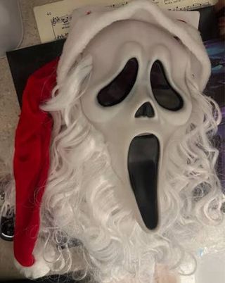 Máscara Ghostface Papa Noel Talla Única Scream