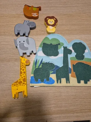 Puzzle Madera Animales Petit Génie