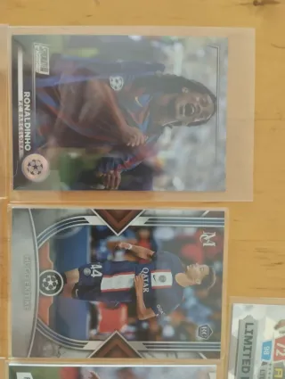 Cromos Edición Limitada Mbappé y Messi
