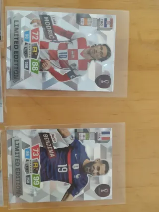Cromos Edición Limitada Mbappé y Messi