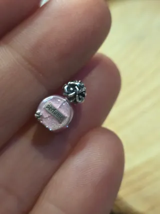 Charm Pandora Botella Perfume Rosa S925