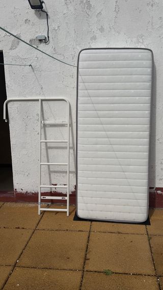 Litera blanca plegable