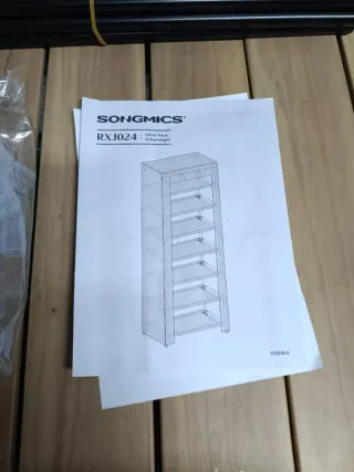 SONGMICS Zapatero, 7 Niveles, Zapatero de Entrada