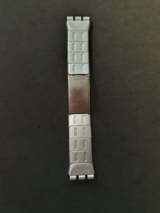 Bracciale Swatch Irony in acciaio e alluminio 19mm