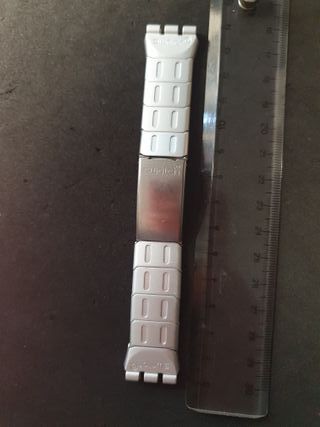 Bracciale Swatch Irony in acciaio e alluminio 19mm