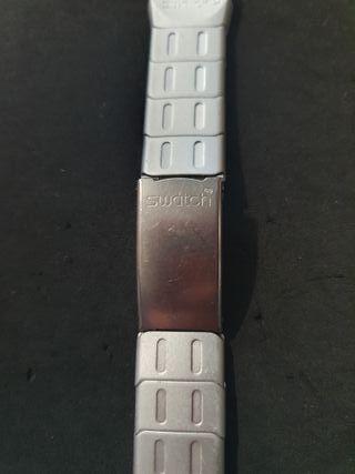 Bracciale Swatch Irony in acciaio e alluminio 19mm
