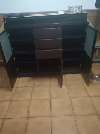 Mueble de comedor mesa estensible y 6 sillas