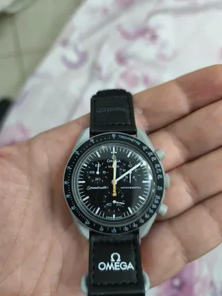 Omega Swatch Speedmaster Moonwatch