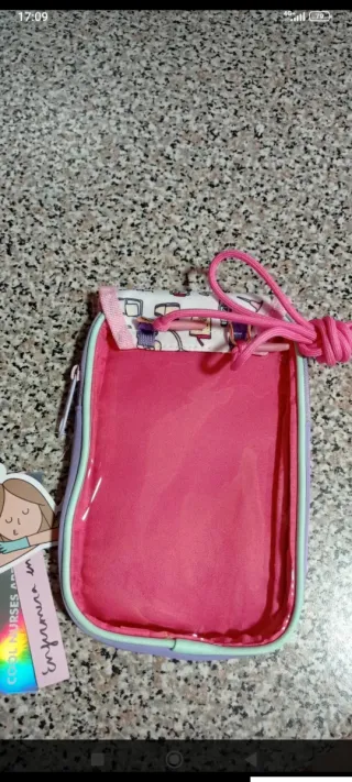 Bolsito enfermera porta móvil