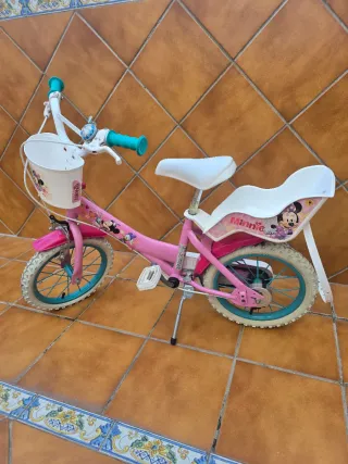 Bicicleta infantil Minnie rosa