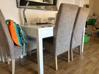 Salón completo: Mueble TV, Vitrina y meda