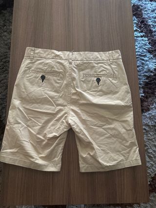 Pantalones Chinos Cortos Beige
