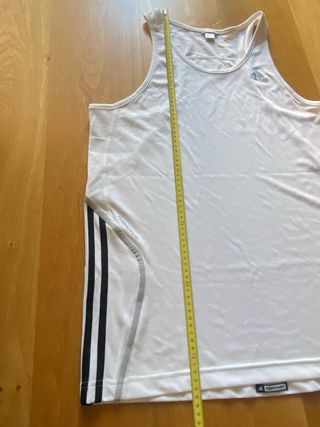 Camiseta Adidas Blanca Deportiva Hombre