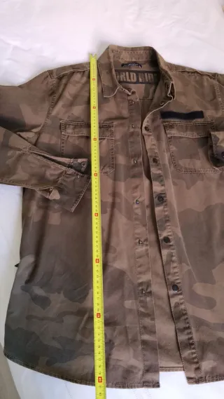 Sobrecamisa militar Bershka