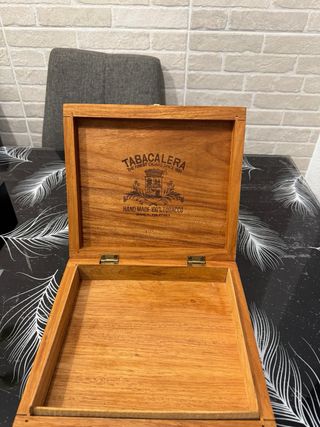 Caja de madera A. Gempeli Tabacalera