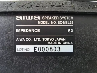 Minicadena Aiwa CD-R/RW, Doble Cassette