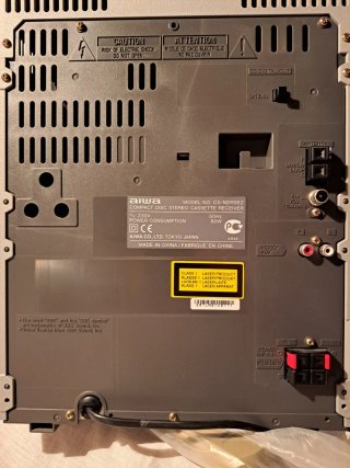 Minicadena Aiwa CD-R/RW, Doble Cassette