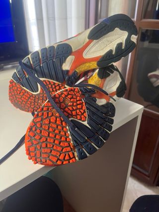 Zapatillas Adidas Running Naranja y Azul