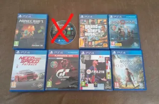 PS4 Slim + 2 Mandos + 7 Juegos TOP