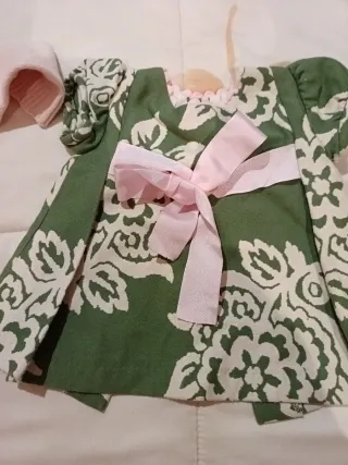 Conjunto Jesusito Niña Talla 3 Añosy rebeqita