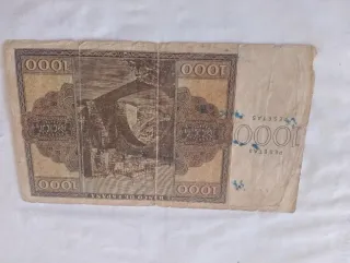 Billete 1000 Pesetas Banco de España 1936