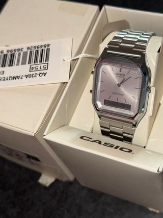 Orologio Casio AQ-230A-7AMQYES Argento