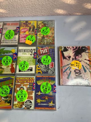 Lote Casetes Dance y Techno Sin Abrir