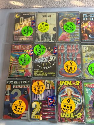 Lote Casetes Dance y Techno Sin Abrir