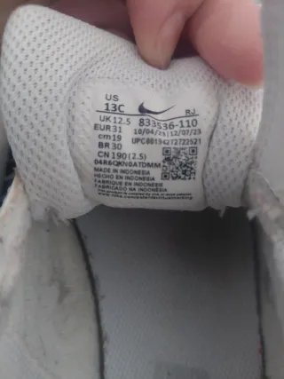 Zapatillas Nike Court Royale Blancas Velcro