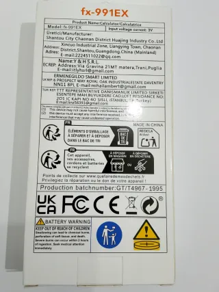 Calculadora Científica fx-991EX