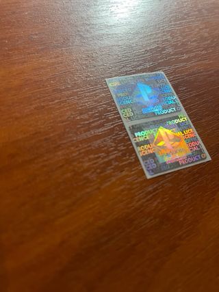 Lote 6 Adhesivos Holográficos Sony PS1