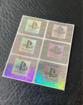 Lote 6 Adhesivos Holográficos Sony PS1