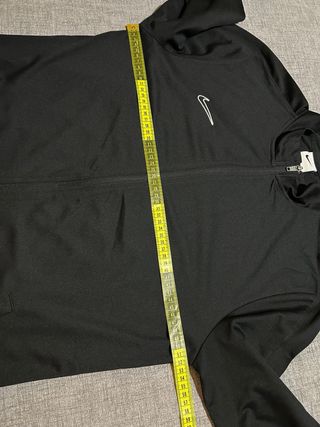 Felpa Nike Zip Nera Taglia L unisex slim fit