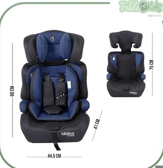 Asiento infantil para coche | Cinturón de seguridad de 3 puntos | Asiento infantil a partir de 15 m | Asiento de coche para niños 76-150 cm | Asiento infantil reposacabezas ajustable | ECE