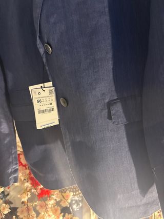 Chaqueta de lino Zara