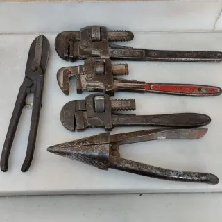 Lote herramientas: llaves y cizallas