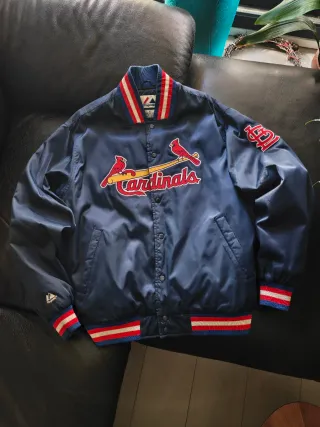 Chaqueta Bomber MLB Cardinals Majestic XL