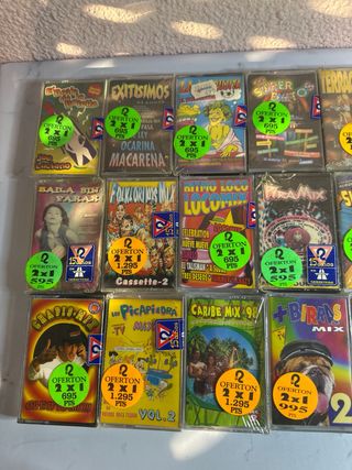 Lote Casetes Mix Sin Abrir