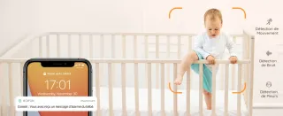 Vigilabebés BOIFUN 4.3 1080P Cámara