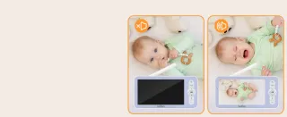 Vigilabebés BOIFUN 4.3 1080P Cámara