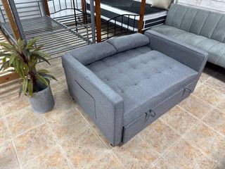 Sofá Cama Japón Reclinable - Gris Antracita